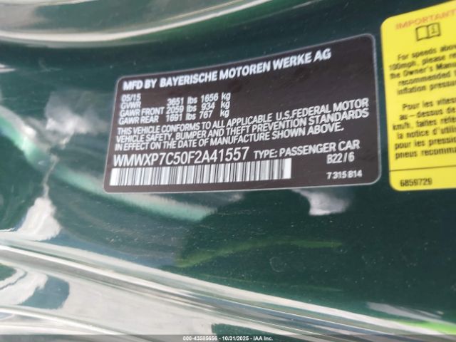 2015 MINI HARDTOP WMWXP7C50F2A41557 Photo 8