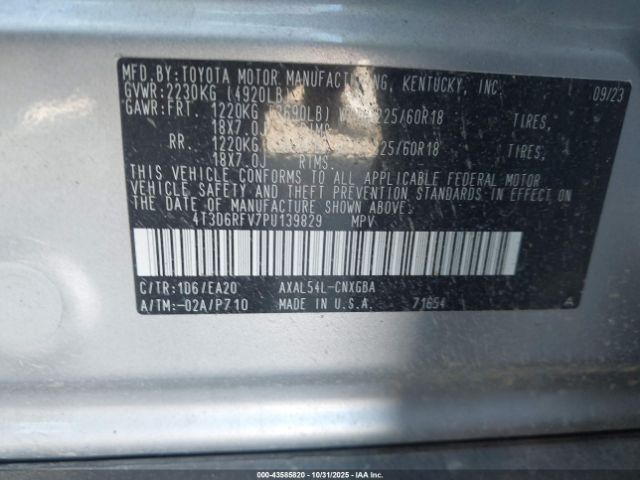 2023 TOYOTA RAV4 HYBRID 4T3D6RFV7PU139829 Photo 8