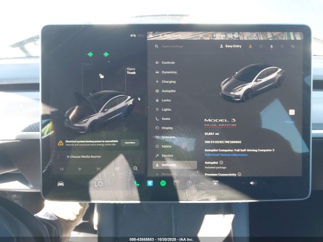 2022 TESLA MODEL 3 5YJ3E1EC7NF269905 Photo 6