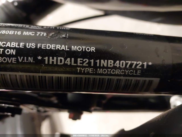 2022 HARLEY-DAVIDSON XL883 1HD4LE211NB407721 Photo 9