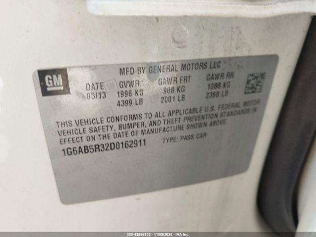 2013 CADILLAC ATS 1G6AB5R32D0162911 Photo 8