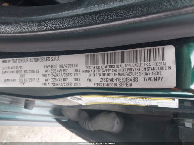 2014 FIAT 500L ZFBCFADH7EZ019488 Photo 8