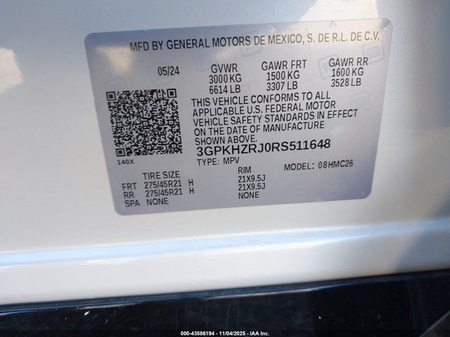 Honda Prologue Elite 2024 3GPKHZRJ0RS511648 Image 9