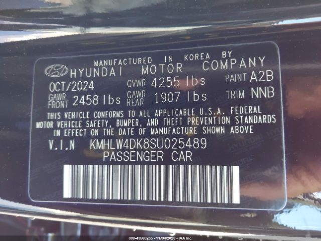 2025 HYUNDAI ELANTRA N KMHLW4DK8SU025489 Photo 8
