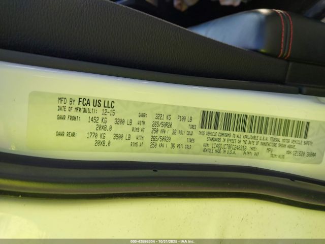 2015 DODGE DURANGO 1C4SDJCT8FC240316 Photo 8