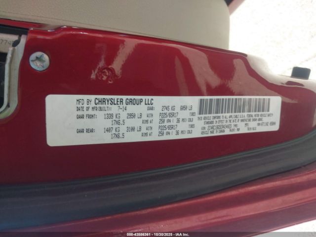 2014 CHRYSLER TOWN & COUNTRY 2C4RC1BG5ER434023 Photo 8