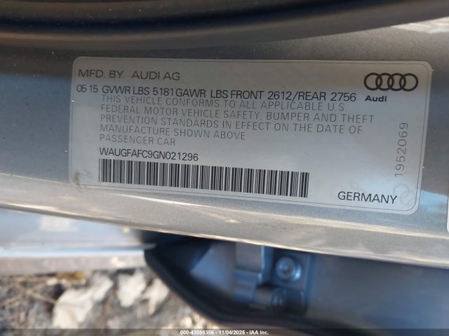 2016 AUDI A6 WAUGFAFC9GN021296 Photo 8