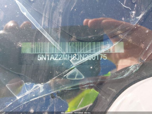 2018 NISSAN MURANO 5N1AZ2MH6JN200175 Photo 8