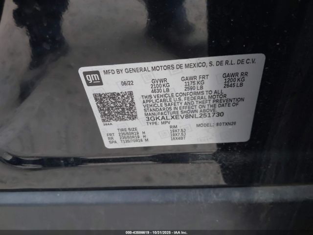 2022 GMC TERRAIN 3GKALXEV8NL251730 Photo 8