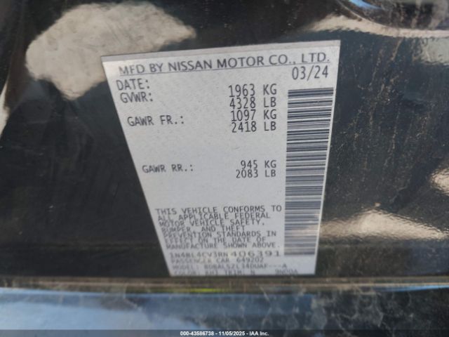 2024 NISSAN ALTIMA 1N4BL4CV3RN406391 Photo 8