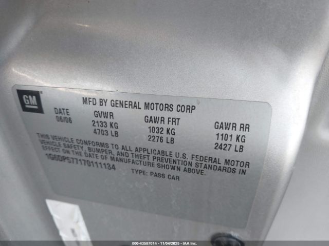 2007 CADILLAC CTS 1G6DP577170111134 Photo 8