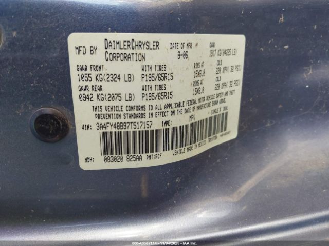 2007 CHRYSLER PT CRUISER 3A4FY48B97T517157 Photo 8