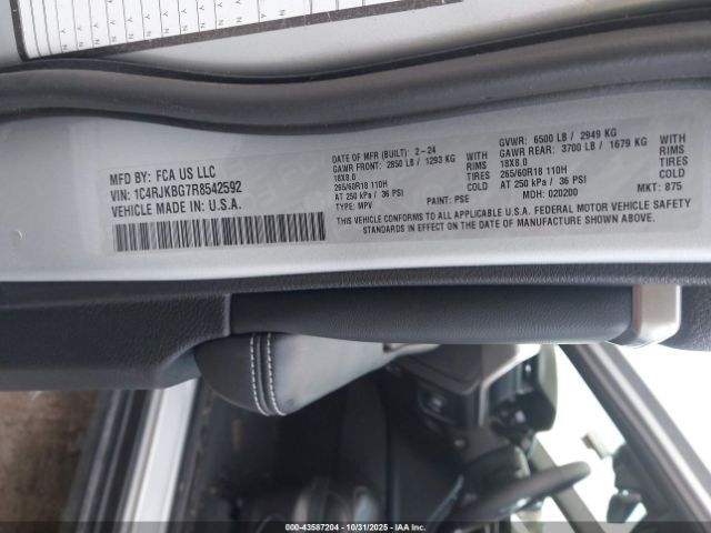 2024 JEEP GRAND CHEROKEE L 1C4RJKBG7R8542592 Photo 8