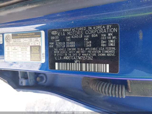 2021 KIA SELTOS KNDETCA27M7157262 Photo 8