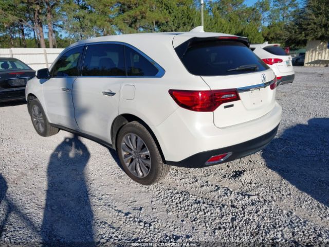 2014 ACURA MDX 5FRYD3H41EB020412 Photo 2