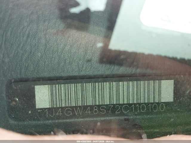Aukcja sprzedaży 2002 Jeep Grand Cherokee Laredo, vin: 1J4GW48S72C110100, numer aukcji: 43587800