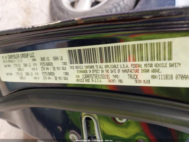 2014 RAM 1500 1C6RR7GT5ES153191 Photo 8