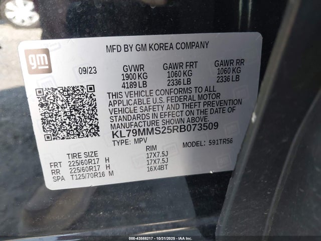 2024 CHEVROLET TRAILBLAZER KL79MMS25RB073509 Photo 8