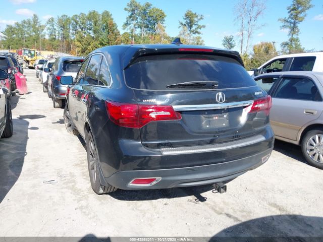 2014 ACURA MDX 5FRYD3H25EB011047 Photo 2