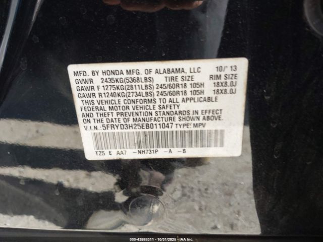 2014 ACURA MDX 5FRYD3H25EB011047 Photo 8