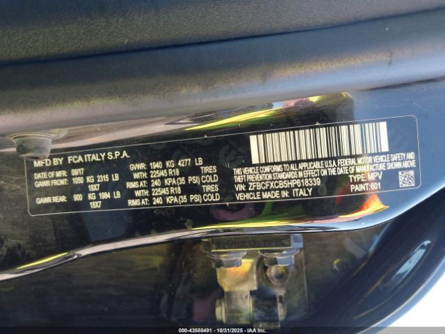 2017 FIAT 500X ZFBCFXCB5HP618339 Photo 8