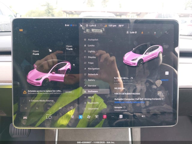 2019 TESLA MODEL 3 5YJ3E1EB9KF452550 Photo 6