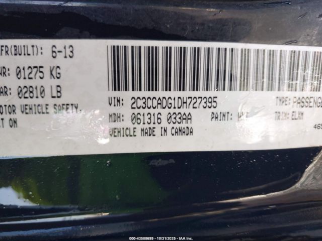 2013 CHRYSLER 300C 2C3CCADG1DH727395 Photo 8