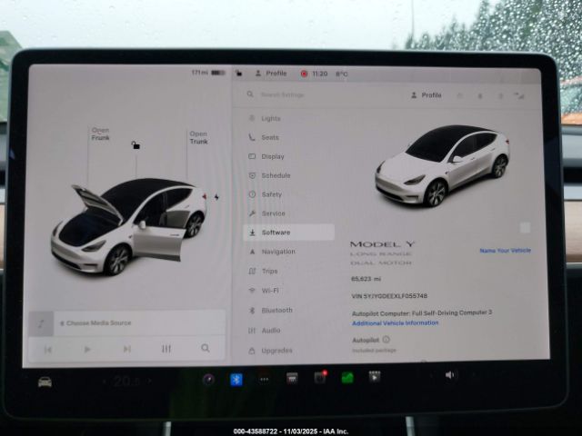 2020 TESLA MODEL Y 5YJYGDEEXLF055748 Photo 6