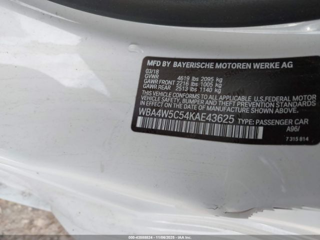 2019 BMW 430I WBA4W5C54KAE43625 Photo 8