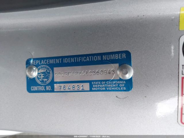 2010 TOYOTA COROLLA 2T1BU4EE6AC360843 Photo 8