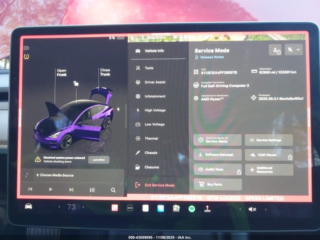 Aukcja sprzedaży 2023 Tesla Model 3 Rear-wheel Drive, vin: 5YJ3E1EA4PF385578, numer aukcji: 43589095
