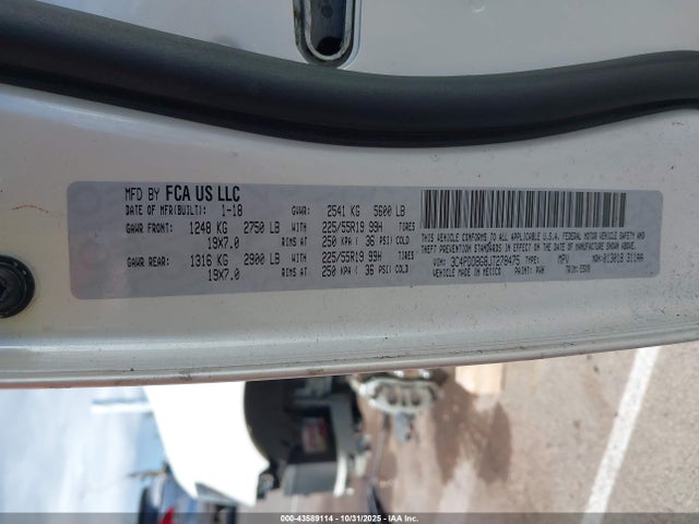Dodge Journey Sxt Awd 2018 3C4PDDBG8JT278475 Image 9