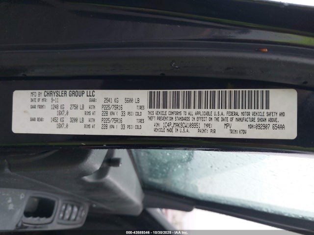 Aukcja sprzedaży 2012 Jeep Liberty Sport, vin: 1C4PJMAK9CW109951, numer aukcji: 43589346
