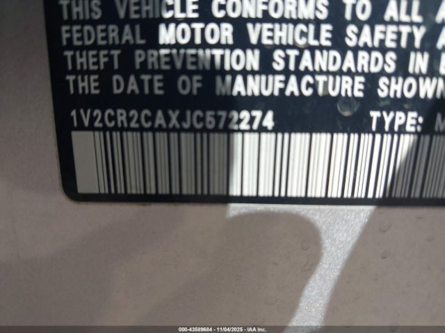 2018 VOLKSWAGEN ATLAS 1V2CR2CAXJC572274 Photo 8