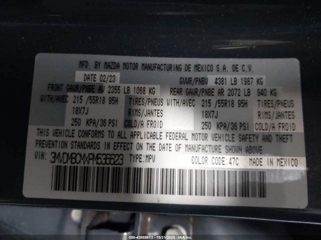 2023 MAZDA CX-30 3MVDMBCMXPM536623 Photo 8