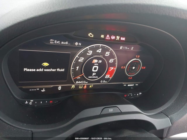 Продаж на аукціоні авто 2017 Audi S3 2.0t Premium Plus, vin: WAUB1GFF5H1071854, номер лоту: 43589887
