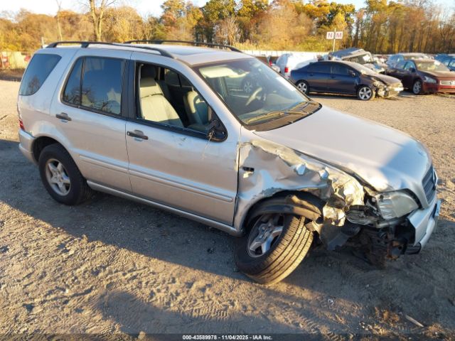 2001 MERCEDES-BENZ ML 320 4JGAB54E81A280629