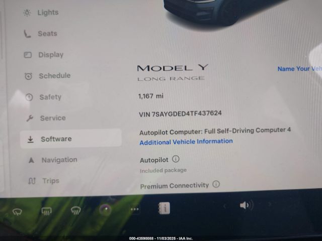 2026 TESLA MODEL Y 7SAYGDED4TF437624 Photo 6