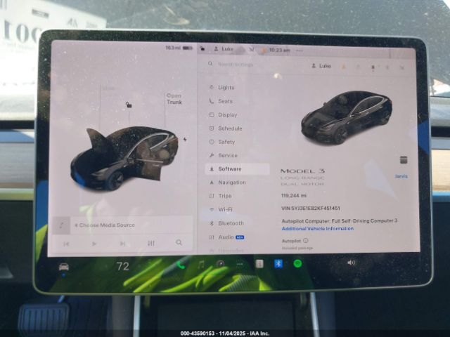 2019 TESLA MODEL 3 5YJ3E1EB2KF451451 Photo 6