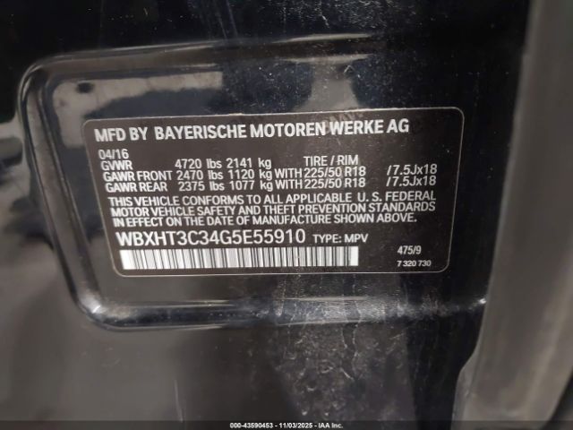 2016 BMW X1 WBXHT3C34G5E55910 Photo 8