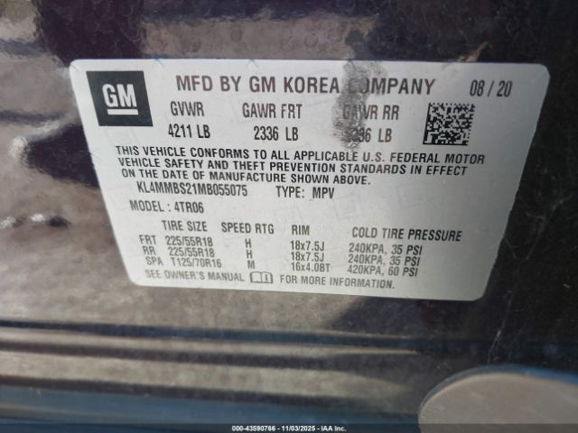 2021 BUICK ENCORE GX KL4MMBS21MB055075 Photo 8