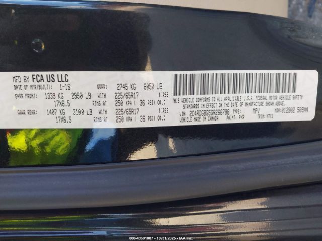 2016 DODGE GRAND CARAVAN 2C4RDGBG5GR266788 Photo 8