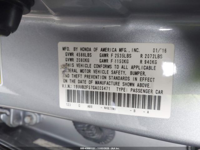 2016 ACURA TLX 19UUB2F57GA005471 Photo 8