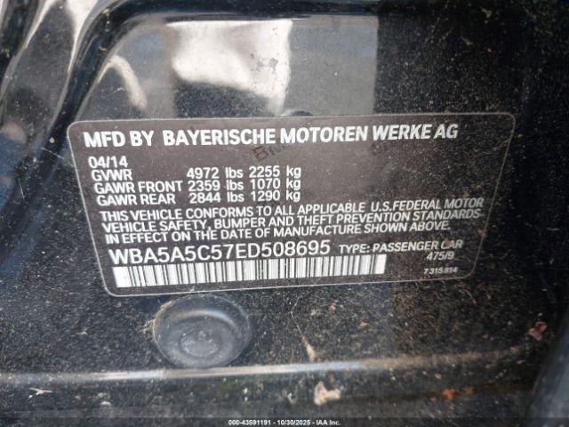 2014 BMW 528I WBA5A5C57ED508695 Photo 8