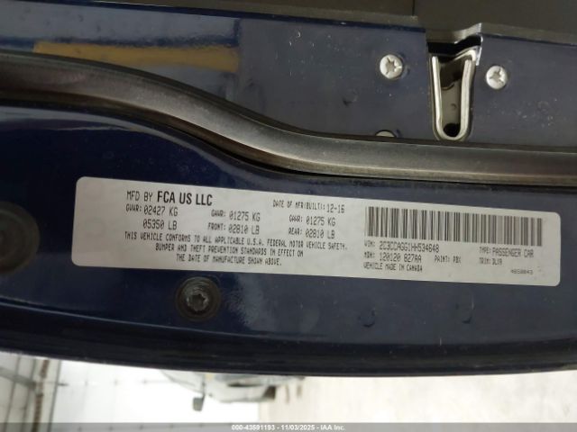 2017 CHRYSLER 300 2C3CCAGG1HH534648 Photo 8