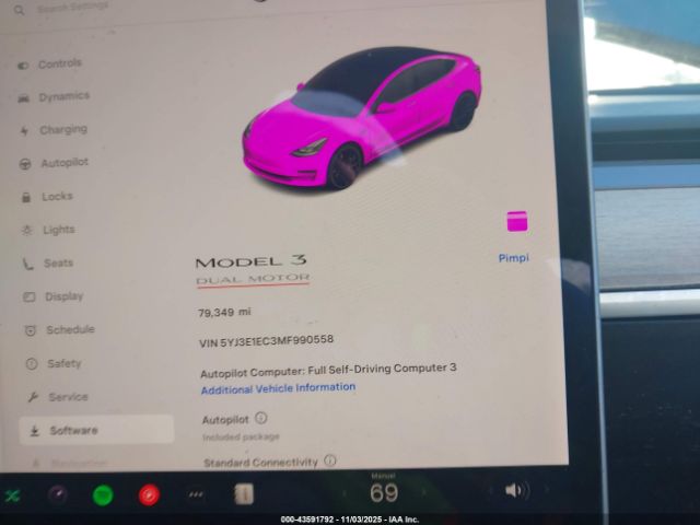 2021 TESLA MODEL 3 5YJ3E1EC3MF990558 Photo 6