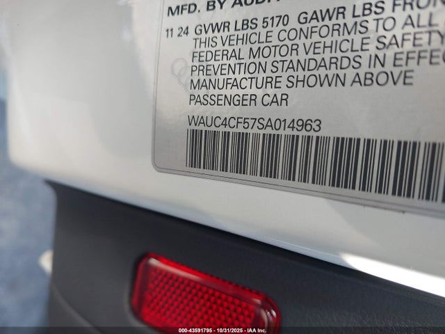 2025 AUDI S5 WAUC4CF57SA014963 Photo 8