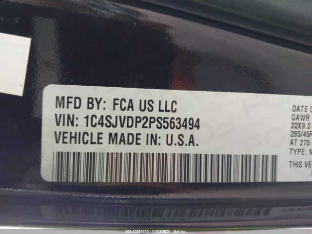 2023 JEEP WAGONEER 1C4SJVDP2PS563494 Photo 8