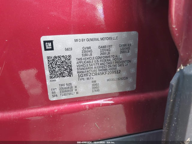 2019 CADILLAC XT4 1GYFZCR45KF209512 Photo 8