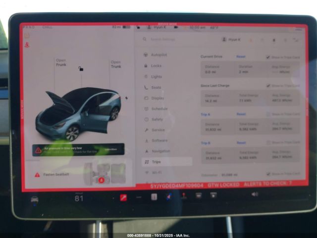 2021 TESLA MODEL Y 5YJYGDED4MF109604 Photo 6